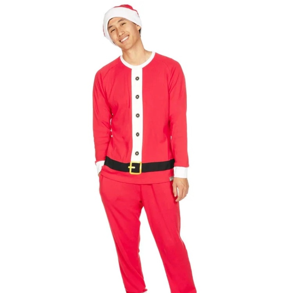 Tipsy Elves Men’s Santa Claus Pajama Set 
Size: Large